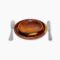Round Wooden Plate Set (4) Round Wooden Plate Set