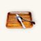 Square Wooden Plates
