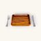 Square Wooden Plates