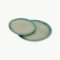 Turquoise Pottery Serving Plates